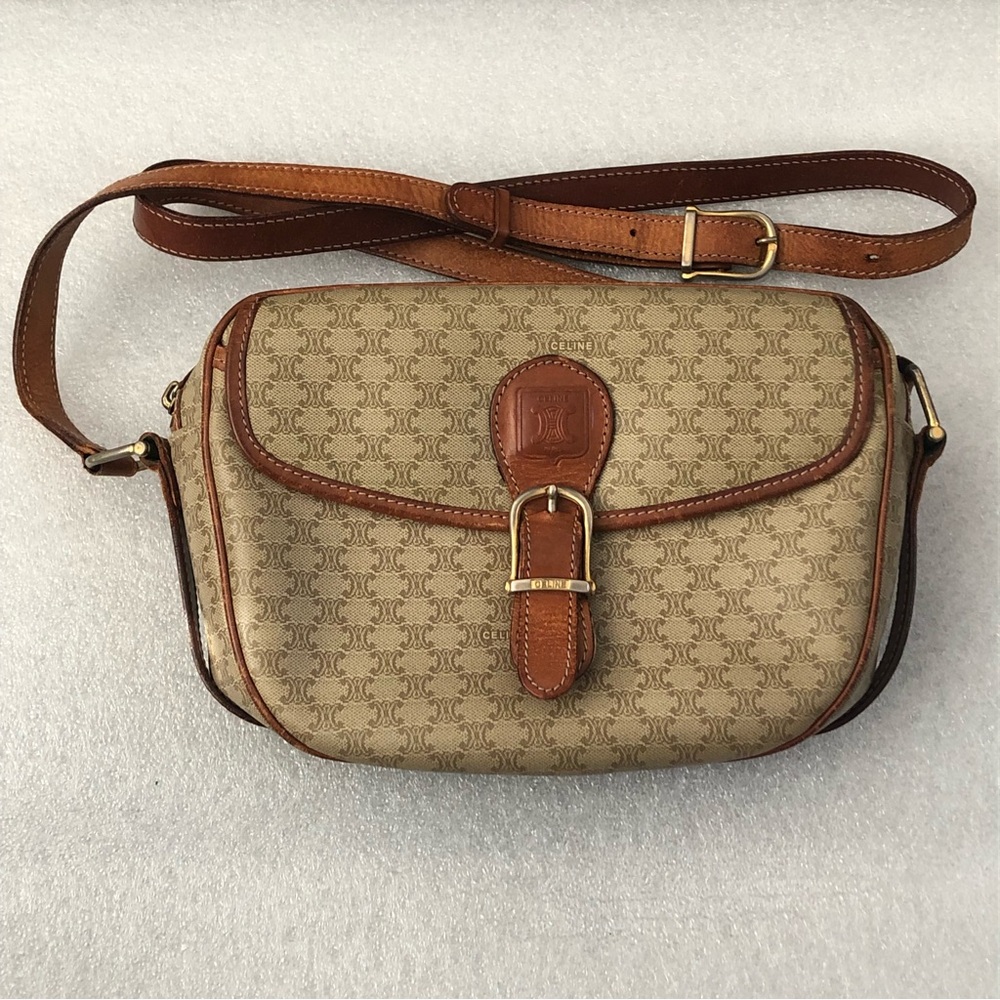 Vintage CELINE Macadam Crossbody Bag